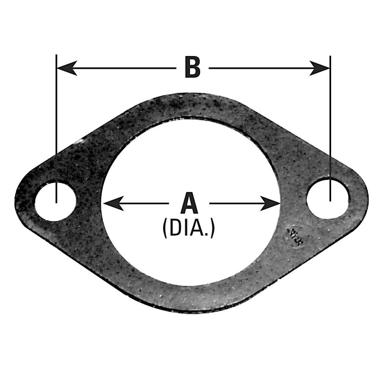 9238 Exhaust Pipe Flange Gasket; Fits Select Chevrolet/Jeep/Buick