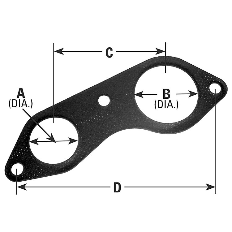 9285 Exhaust Pipe Flange Gasket; Fits Select Chevrolet/GMC