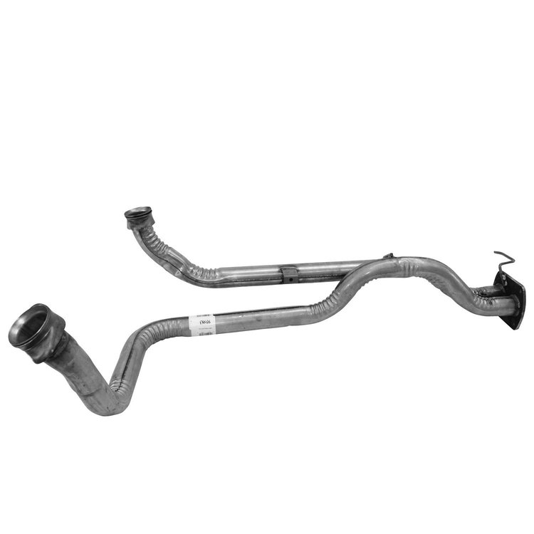 95983 Prebent Exhaust Pipe; 1989-1996 Ford F-250 Front, 1989-1997 Ford F-350 Front