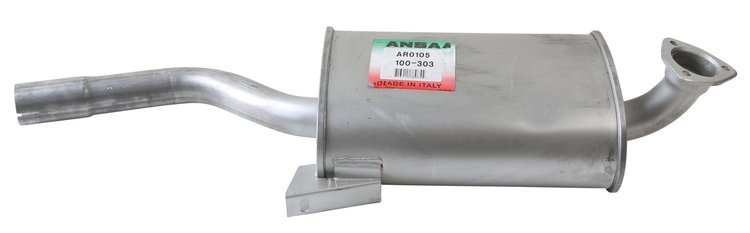 AR0105 Exhaust Muffler; Fits Select Alfa Romeo