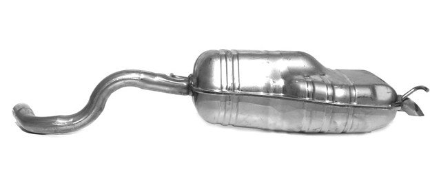 AU11007 Exhaust Muffler; 1999-2005 Volkswagen Beetle Rear, 1999-2006 Volkswagen Golf Rear