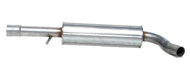 AU12105 Exhaust Muffler; 1998-2006 Volkswagen Jetta Center, Jetta Front, Beetle Center, Golf Center