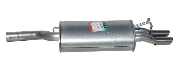 AU15347 Exhaust Muffler; 1995-1998 Audi A6 Quattro Rear, 1992-1994 Audi 100 Quattro Rear