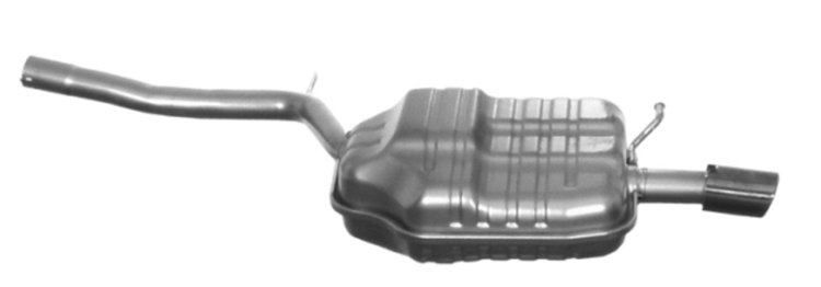 AU21017 Muffler - Rear, ANSA OER