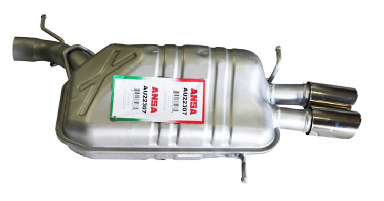 AU22307 Muffler - Rear, ANSA OER