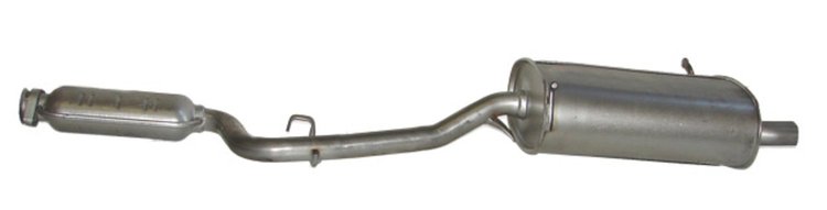 BW12247 Muffler - Rear, ANSA OER