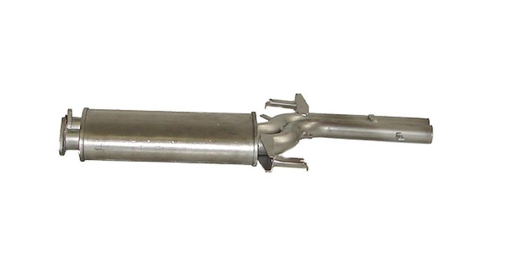 BW4545 Exhaust Muffler; 1985-1988 BMW 535i Center, 1985-1987 BMW 635CSi Center