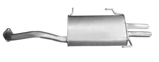 DA35707 Exhaust Muffler; 2002-2004 INFINITI I35 Rear, 2000-2001 INFINITI I30 Rear