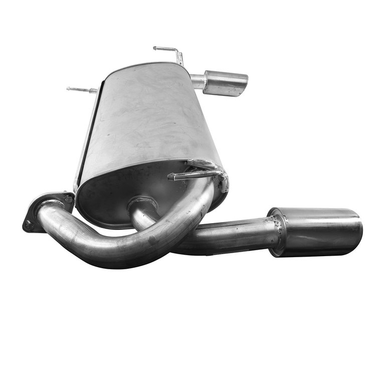 DA3917 Exhaust Muffler; 2005-2008 INFINITI FX35 Rear, 2003-2008 INFINITI FX45 Rear