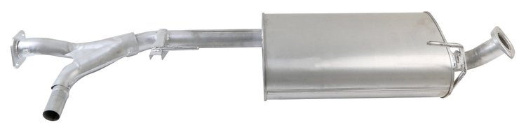 DA3945 Exhaust Muffler; 2004-2006 Nissan Armada Center, Pathfinder Armada Center, 2004-2006 INFINITI QX56 Center