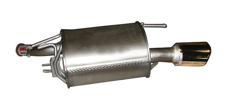 DA40417 Exhaust Muffler; 2009-2013 INFINITI G37 Rear Left, 2007-2008 INFINITI G35 Rear Left