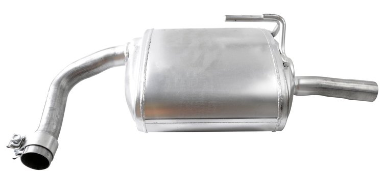 DA5307 Exhaust Muffler; 2013-2017 Nissan Altima Right