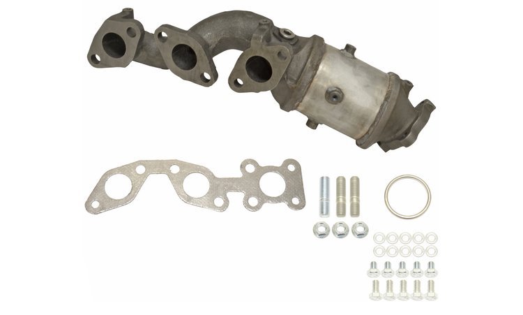 FA5100 Exhaust Muffler Assembly; 2012-2017 Fiat 500 Front