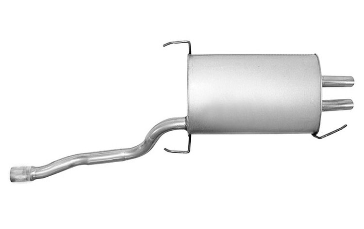 HD20707 Exhaust Muffler; 2003-2004 Honda Pilot Rear, 2001-2002 Acura MDX Rear