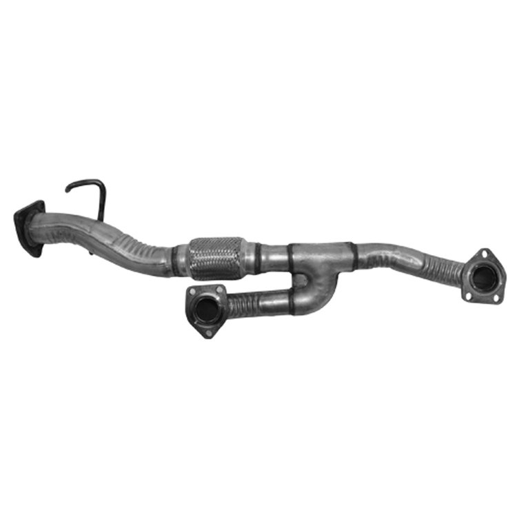 HD2201 Exhaust Pipe; 2008-2012 Honda Accord Front