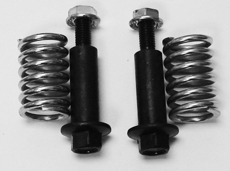 HW499999 Exhaust Bolt and Spring Set; Fits Select Honda