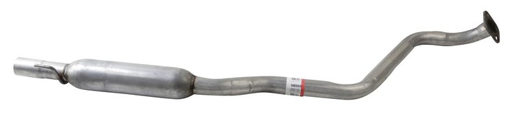 HY7105 Exhaust Muffler; 2012-2017 Hyundai Accent Center, 2012-2017 Kia Rio Center