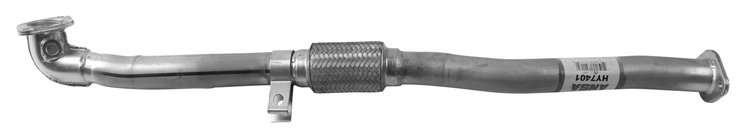 HY7401 Exhaust Pipe; 2005-2010 Kia Sportage Front, 2005-2008 Hyundai Tucson Front