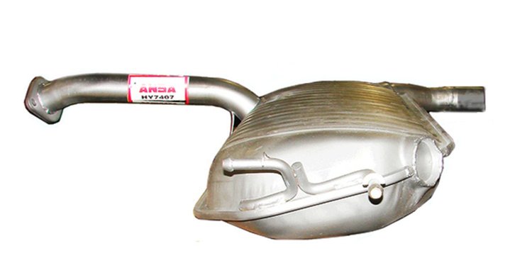 HY7407 Muffler - Rear, ANSA OER