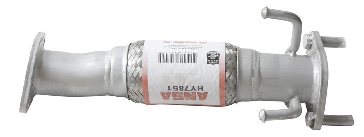 HY7851 Exhaust Pipe; 2011-2013 Kia Sorento Front, 2010-2012 Hyundai Santa Fe Front