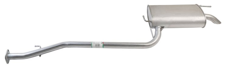 KA10147 Exhaust Muffler; 2001-2006 Kia Optima Rear, 2001-2002 Kia Magentis Rear