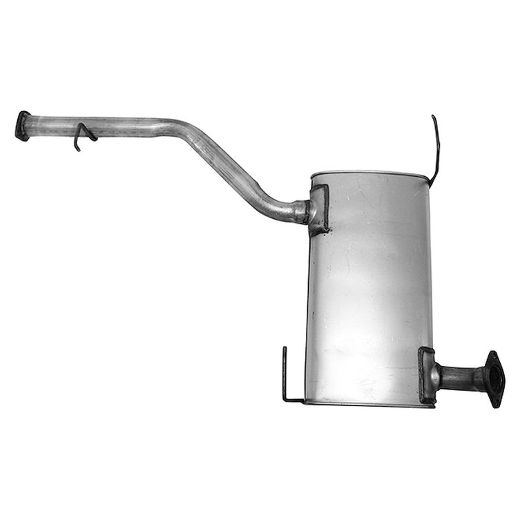 KA10245 Exhaust Muffler; 2002-2005 Kia Sedona Center