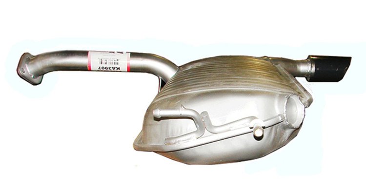KA3907 Exhaust Muffler; 2005-2010 Kia Sportage Rear