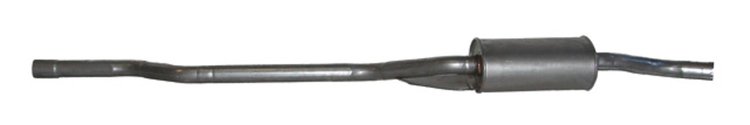 ME2605 Exhaust Muffler; 1977-1983 Mercedes-Benz 240D Center, 1977-1981 Mercedes-Benz 300D Center
