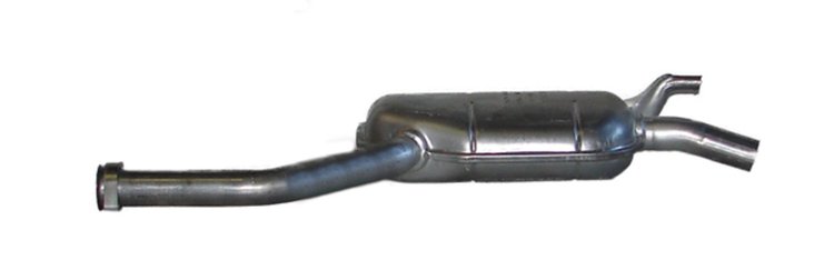ME4705 Exhaust Muffler; 1991-1993, 1984-1988 Mercedes-Benz 190E Center