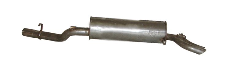 ME6047 Exhaust Muffler; 1986-1987 Mercedes-Benz 300SDL Rear, 1985 Mercedes-Benz 300SD Rear