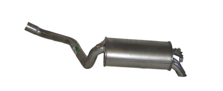 ME6707 Exhaust Muffler; 1987-1993 Mercedes-Benz 190E Rear