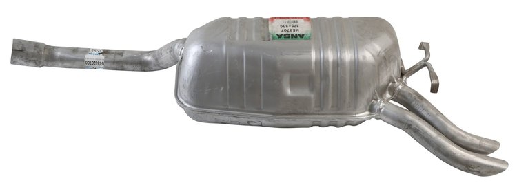 ME8707 Exhaust Muffler; 1994-1995 Mercedes-Benz E320 Rear, 1990-1993 Mercedes-Benz 300CE Rear, 1993 Mercedes-Benz 300E Rear