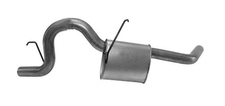 MT17208 Exhaust Tail Pipe; 2006-2009 Mitsubishi Raider Rear