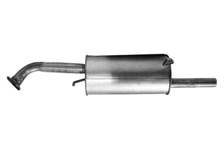 MZ16707 Exhaust Muffler; 1999-2003 Mazda Protege Rear