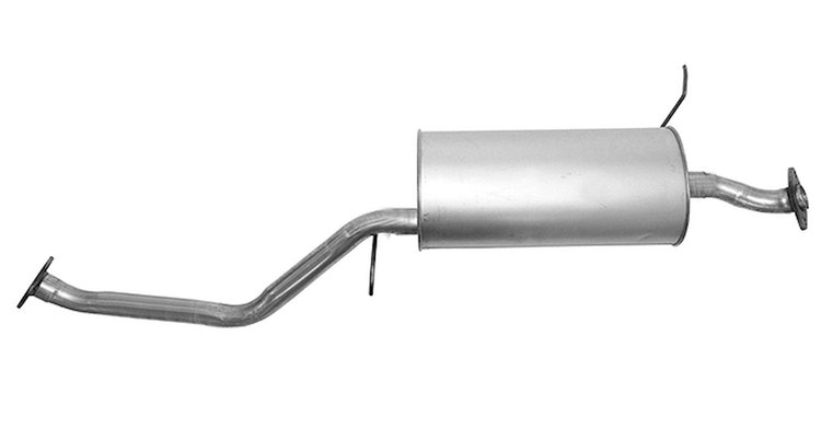 MZ17605 Exhaust Muffler; 2002-2006 Mazda MPV Center