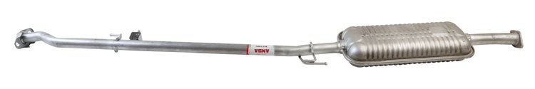 MZ1905 Exhaust Muffler; 2001-2004 Ford Escape Center, 2001-2004 Mazda Tribute Center