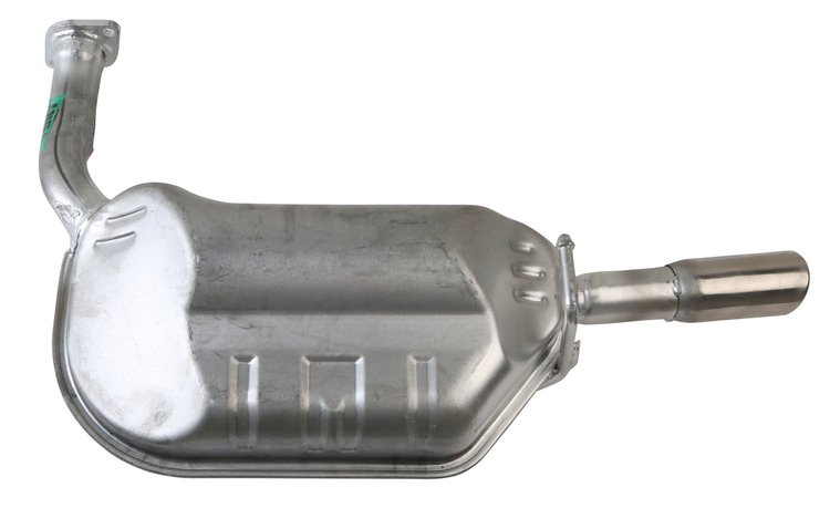 MZ19057 Exhaust Muffler; 2003-2008 Mazda 6 Rear Left