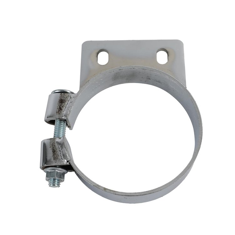 Heavy-Duty Chrome Stack Pipe Mounting Bracket for 4 in. Stacks
