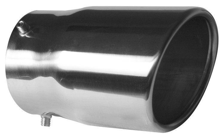ST1269S Exhaust Tip; 2-1/2 to 3 In. Inlet; 5.50 x 3.50 x 3.05 In. OAL; Natural