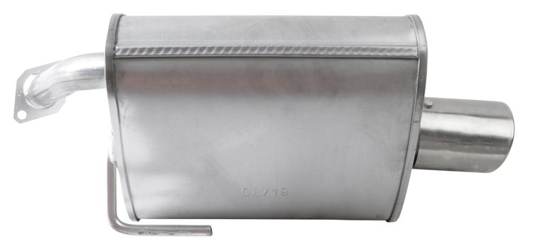 SU2417 Exhaust Muffler; 2008-2014 Subaru Tribeca Left, 2006-2007 Subaru B9 Tribeca Left