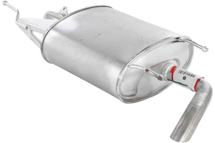 SU2507 Exhaust Muffler; 2012-2016 Subaru Impreza, 2013-2015 Subaru XV Crosstrek, 2016-2017 Subaru Crosstrek