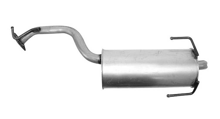 SU7217 Exhaust Muffler; 2000-2004 Subaru Outback Rear