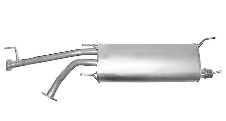 TY32745 Exhaust Muffler; 2001-2007 Toyota Sequoia Center