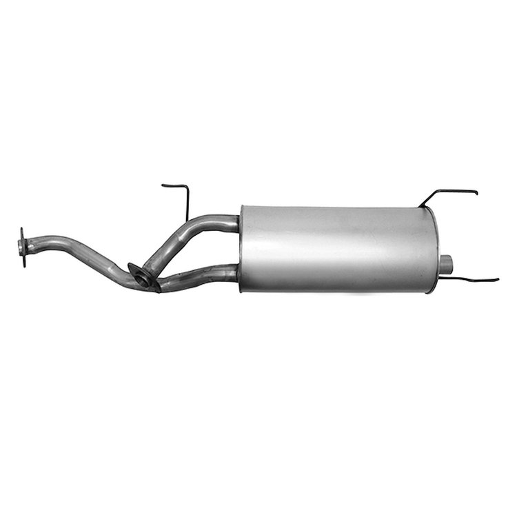 TY37705 Exhaust Muffler; 1998-2007 Toyota Land Cruiser Center, 1998-2007 Lexus LX470 Center
