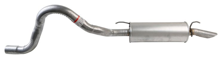 TY37707 Exhaust Muffler; 1998-2007 Toyota Land Cruiser Rear, 1998-2007 Lexus LX470 Rear