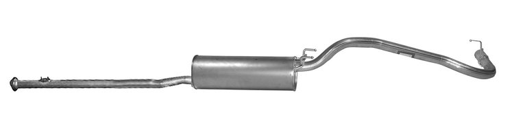 TY4007 Exhaust Muffler; 1998-2000 Toyota Tacoma Rear