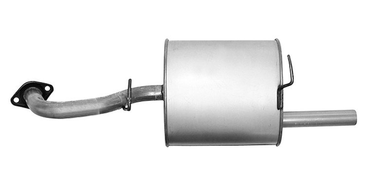 TY41007 Exhaust Muffler; 2006-2016 Toyota Yaris Rear