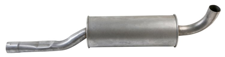 VL7005 Exhaust Muffler; 1985-1992 Volvo 740 Center, 1992-1995 Volvo 940 Center, 1987 Volvo 760 Center