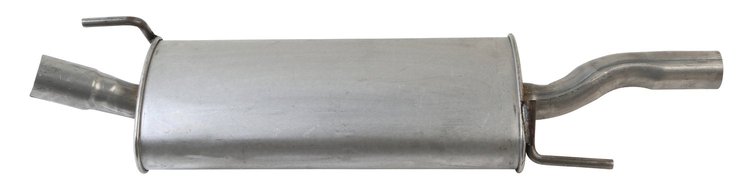 VW11607 Exhaust Muffler; 1995-1999 Volkswagen Cabrio Rear, 1993-1997 Volkswagen Golf Rear