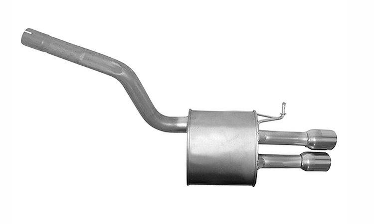 VW39207 Exhaust Muffler; 2005-2014 Volkswagen Jetta Rear